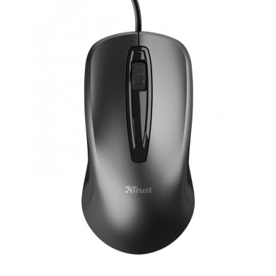 Trust Carve Optical Mouse, 1200 dpi, 3 button, USB, Black