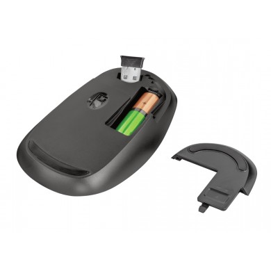 Trust Sketch Blue Wireless Mouse, Silent Click, 15m  2.4GHz, Micro receiver, 1600 dpi, 3 button, USB