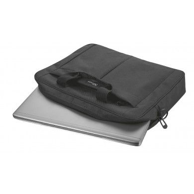Trust NB bag 16&rdquo; Primo Carry, large main compartment (385 x 315 mm) to fit most laptops with screens up to 16&rdquo;, Zippered front compartment for charger, smartphone, wallet etc, Black