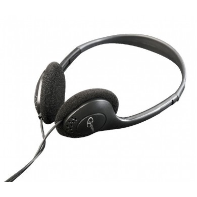 Gembird MHP-123, Stereo headphones with volume control, Black