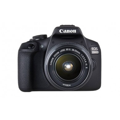 DSLR Camera CANON EOS 2000D 18-55 DC III Black (2728C007)