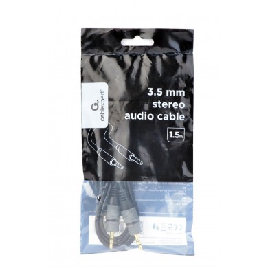 Audio cable CCAP-3535MM-1.5M, 3.5 mm stereo audio cable, 1.5 m