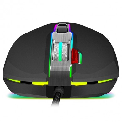 SVEN RX-G850 RGB Gaming, Optical Mouse, 500-6400 dpi, 7+1 buttons (scroll wheel),  DPI switching modes, USB