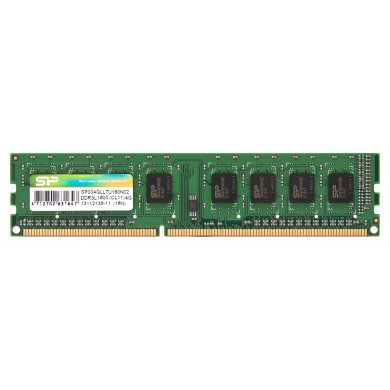 4GB DDR3L-1600  Silicon Power, PC12800, CL11, 512Mx8 8Chips, 1.35V