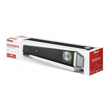 Soundbar Trust Asto Black / 12W / 3,5 AUX / USB power