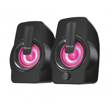 Boxe 2.0 Trust Gemi RGB Black / 12W / 3,5 AUX / USB power