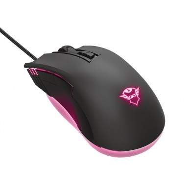 Trust GXT 121 Zeebo,1200 - 3200 dpi, adjustable LED lighting, 7 Programmable button, 1,8 m USB, Black