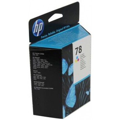 HP 78 (C6578D) Color Ink Cartridge for Deskjet 959c Printer, HP Deskjet 980cxi Printer, HP PSC 750, HP Deskjet 1100c, HP Deskjet 1280, HP Officejet k60xi, HP Officejet v30, HP PSC 720, HP Deskjet 1180c, HP Deskjet 1220c/ps, HP Deskjet 920c, HP PSC 950, HP Deskjet 3820, 560 pages.