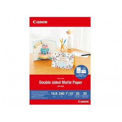 Paper Canon MP-101D7X10 - Double Sided Matte Paper MP-101 7x10 (20 sheets), 0,275 mm, 240 g/m2.