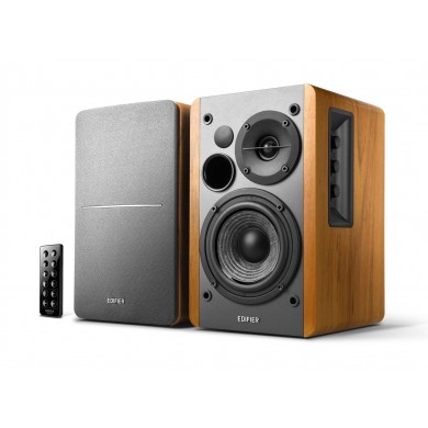 Boxe Edifier R1280DBs Brown / 42W RMS / Qualcomm Bluetooth 5.0 / Audio in: 2x RCA / optical / coaxial / AUX / remote control / wooden / (4&rdquo;+1/2')
