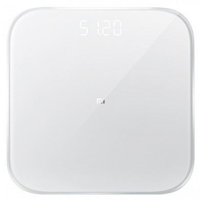 XIAOMI "Mi Smart Scale 2", White, Function: Weight Measuring, Weighing range: 5 kg-150kg, Bluetooth 5.0, support Android / iOS APP, Panel material: Ultra-white glass + ABS, 3 x AAA