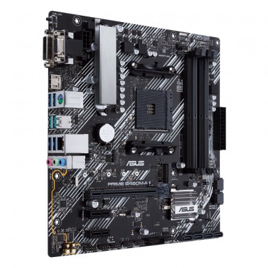 ASUS PRIME B450M-A II, Socket AM4, AMD B450, Dual 4xDDR4-4400, APU AMD graphics, VGA, DVI, HDMI, 1xPCIe X16, 6xSATA3, RAID, 1xM.2, ALC887 HDA, 2xPCIe X1, GbE LAN, 2xUSB3.2 Gen 2, 6xUSB3.2, Aura Sync RGB, 5X Pro.III, mATX