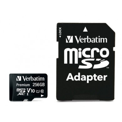 Card de memorie Verbatim Premium microSD 256GB
