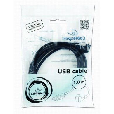 Cable Micro-USB, CCP-mUSB2-AMBM90-6, Angled Male A plug to male Micro-B plug USB 2.0 cable, 1.8 m