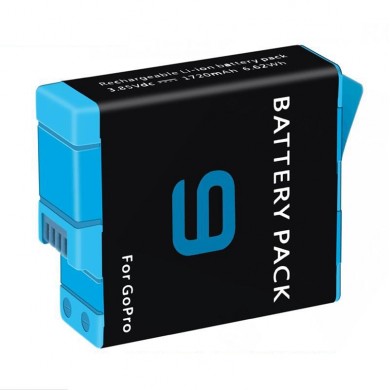 GoPro Rechargeable Battery (HERO9 Black) - lithium-ion rechargeable battery, 1720mAh, compatible with HERO9 Black