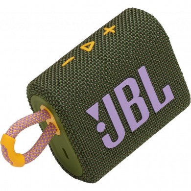 JBL Go 3 Green / Bluetooth Portable Speaker, 4.2W (1x4.2W) RMS, BT Type 5.1, IP67 Waterproof, USB Type-C