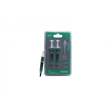 Thermal Paste DEEPCOOL "EX750", 5g, Thermal Impedance: 0.03&deg;C&middot;cmІ/W, Thermal Conductivity: 6.2 W/m&middot;K, Operation Temperature :-50&deg;C to +250&deg;C, Gray