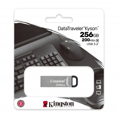 Flash Drive USB Kingston DataTraveler Kyson / 256GB / 200 MByte/s