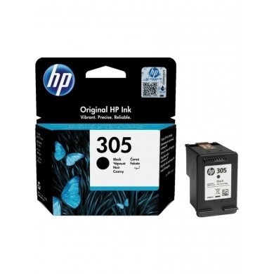 HP 305 (3YM61AE) Black Original Ink for HP DeskJet 2710, HP DeskJet 2720 ,HP DeskJet 2721, HP DeskJet 2722, HP DeskJet 2723, HP DeskJet 2724, HP DeskJet Plus 4110,HP DeskJet Plus 4120, 120 pages