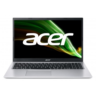 ACER Aspire A315-58 Pure Silver (NX.ADDEU.019) 15.6" FHD IPS (Intel Core i5-1135G7 4xCore 2.4-4.2GHz, 8GB (4GB onboard+4GB) DDR4 RAM, 256GB PCIe NVMe SSD, Intel Iris X, w/o DVD, WiFi-AC/BT, RJ-45, 2cell, 720P HD webcam, RUS, No OS, 1.7kg)