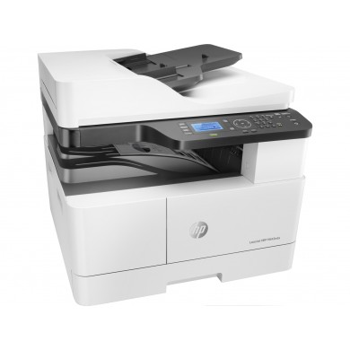 MFP A3 HP LaserJet M443nda, White, up to 25ppm,RADF 100p, 1200*1200 dpi, Duplex, 512MB, 600dpi, 4-Line LCD display, up to 50000 p/m, input 350 p,USB 2.0, 10/100 Base TX , HP PCL 6, Toner W1335A/X (7,400/13,700 pages), Drum CF257A  (80,000 pag)