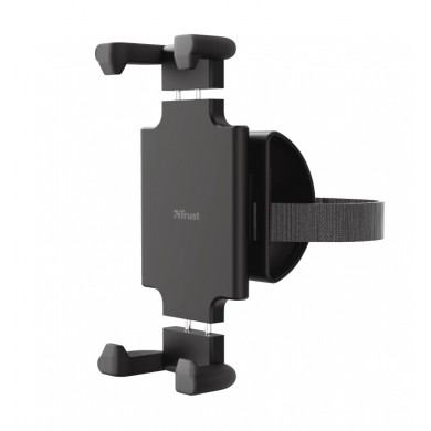 Car Holder  Trust Rheno, Universal car holder for phones and tablets to attach to your headrest, Adjustable fixing clamp firmly holds most phones and tablets (115-228mm wide)