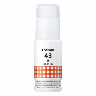 Ink Bottle Canon INK GI-43 R (4716C001), Red, 60ml for Canon Pixma G640/540, 8000 pages.