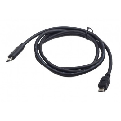 Cable USB 2.0 Micro BM to Type-C - 1m - Cablexpert CCP-USB2-mBMCM-1M, USB 2.0 Micro BM to Type-C cable (Micro BM/CM), 1 m