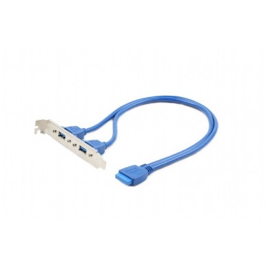 Adaptor Gembird CC-USB3-RECEPTACLE, Dual USB 3.0 receptacle on bracket