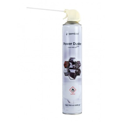 Gembird Compressed air 750ml (CK-CAD-FL750-01), Extension tube for precision-dusting