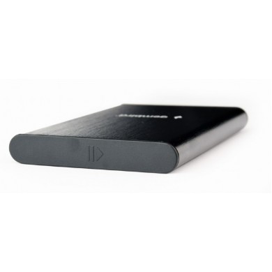 Gembird EE2-U3S-6, USB 3.1 2.5'' enclosure with USB Type-C port, brushed aluminum, Black