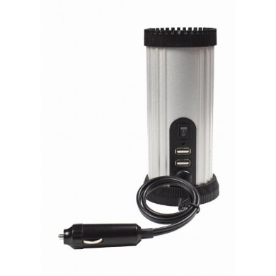EnerGenie EG-PWC150-01, 12 V Car power inverter, 150 W, Input: 10-16 VDC (accumulator directly) - Output: 230 VAC +/- 10% at 50 Hz (+/-3Hz), modified sine wave EnerGenie EG-PWC150-01, 12 V Car power inverter, 150 W, Input: 10-16 VDC (accumulator directly) - Output: 230 VAC +/- 10% at 50 Hz (+/-3Hz), modified sine wave