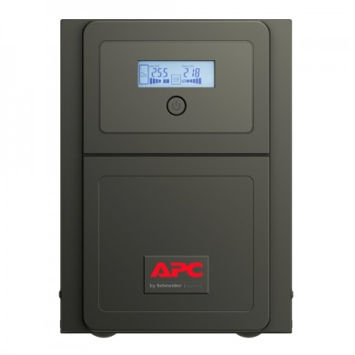 APC Easy-UPS SMV1000CAI,1000VA/700W, AVR, Line interactive, 6 x IEC Sockets (all 6 Battery Backup + Surge Protected), Intelligent Smart Slot, USB