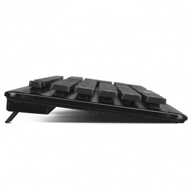 SVEN KB-E5700H, Keyboard, Waterproof construction, 104 keys, 12 Fn-keys, slim compact design, low-profile, USB 2.0 Hub 2 -ports, 1.5m, Black, Rus/Ukr/Eng