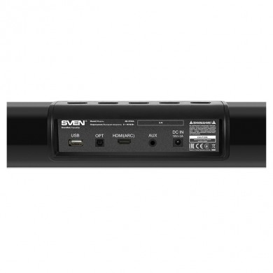 SVEN Soundbar SB-2150A, black (180 W, USB, display, RC, Optical, Bluetooth, wireless subwoofer)