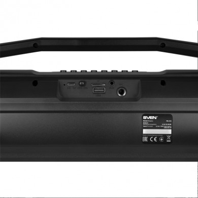 Boxa portabila SVEN PS-415 Black / 12W / Bluetooth / FM tuner / USB / microSD
