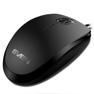 SVEN KB-S320C, Keyboard 104 keys + Mouse (Optical 800 dpi, 3+1 (scroll wheel)), Waterproof design, 1.5m, USB, Black, Rus/Ukr/Eng