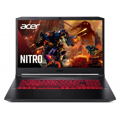 Laptop Gaming 17.3" ACER Nitro AN517-54 (NH.QF6EU.005) / Intel Core i5 / 8GB / 512GB SSD+HDD Kit / RTX3050Ti / Shale Blac