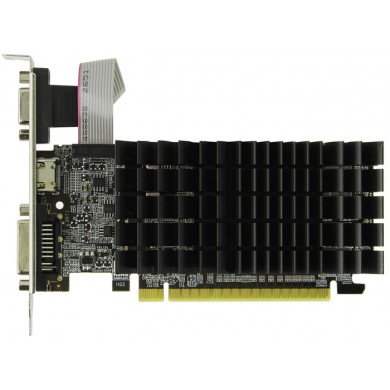 AFOX GeForce 210 1GB DDR3, 64bit, 600/1000Mhz, VGA, DVI, HDMI, Passive Heatsink, Single Slot, Low profile, (LP bracket included), Retail Pack