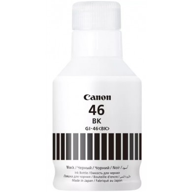 Ink Bottle Canon GI-46 PGBK, Black (4411C001), black, 170ml 135ml 6000 p. (Eco 9000 p) for MAXIFY GX3040 MAXIFY GX4040 MAXIFY GX5040 MAXIFY GX5140 MAXIFY GX5540 MAXIFY GX6040 MAXIFY GX6140 MAXIFY GX6540 MAXIFY GX7040 MAXIFY GX7140