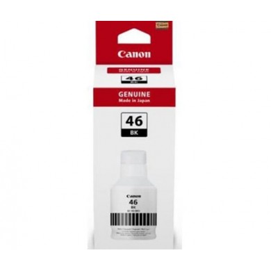 Ink Bottle Canon GI-46 PGBK, Black (4411C001), black, 170ml 135ml 6000 p. (Eco 9000 p) for MAXIFY GX3040 MAXIFY GX4040 MAXIFY GX5040 MAXIFY GX5140 MAXIFY GX5540 MAXIFY GX6040 MAXIFY GX6140 MAXIFY GX6540 MAXIFY GX7040 MAXIFY GX7140