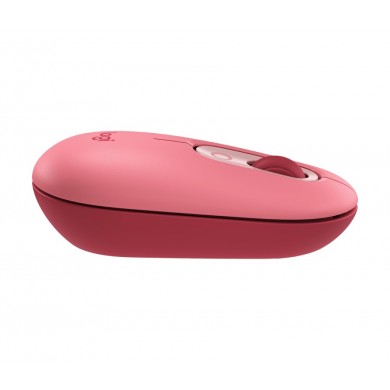 Logitech POP Mouse Wireless Mouse with Customizable Emoji, Multi-device, SilentTouch, SmartWheel, 2 Programmable buttons, Heartbreaker/Rose