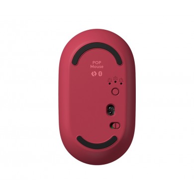 Logitech POP Mouse Wireless Mouse with Customizable Emoji, Multi-device, SilentTouch, SmartWheel, 2 Programmable buttons, Heartbreaker/Rose