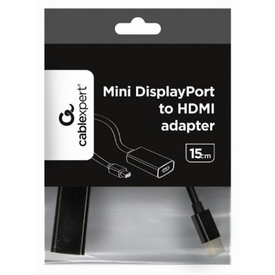Adaptor Gembird A-mDPM-HDMIF-02-W, Mini DisplayPort to HDMI