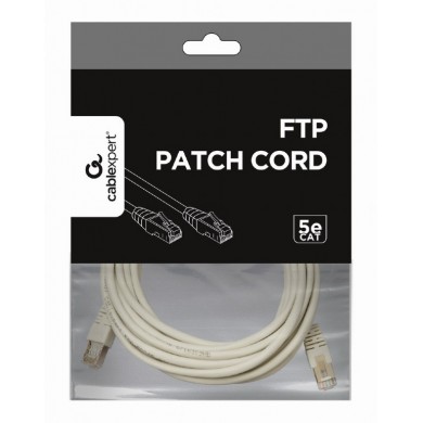 FTP Cat.5e Patch cord, 5m, Grey