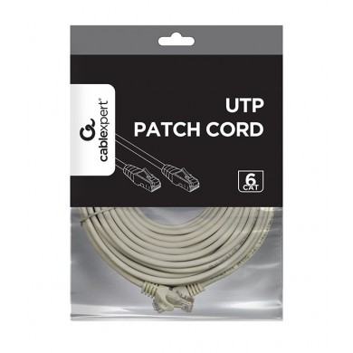 UTP Cat6 Patch cord, 10 m, Grey