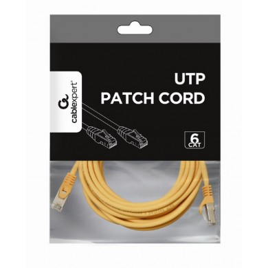 UTP Cat6 Patch cord, 3 m, Yellow