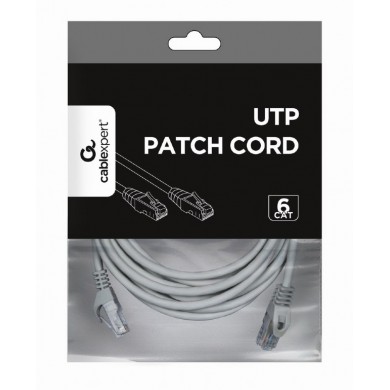 UTP Cat6 Patch cord, 5 m, Grey