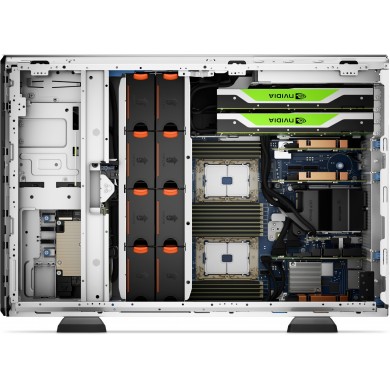 Dell PowerEdge T550 Tower, 1xIntel Xeon Silver 4314 (2.4GHz, 24M, 16C/32T), 2x16GB RDIMM 3200MT/s, 960GB SATA SSD RI, 2x1.2TB HDD SAS ISE 12Gbps 10K (Chassis 16x2.5&rdquo; SAS/SATA HDD), PERC H355, iDRAC9 Basic, Broadcom 57416 2x10GbE Ports, Intel i350 Quad Port 1GbE, Dual Hot Plug Redundant 800W PSU.