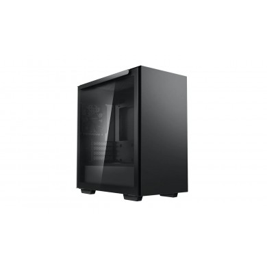 DEEPCOOL "MACUBE 110" Micro-ATX Case, with Side-Window (Tempered Glass Side Panel), without PSU, Tool-less, 1 fans pre-installed (1x120mm DC fan), 2xUSB3.0, 1xAudio, Black
